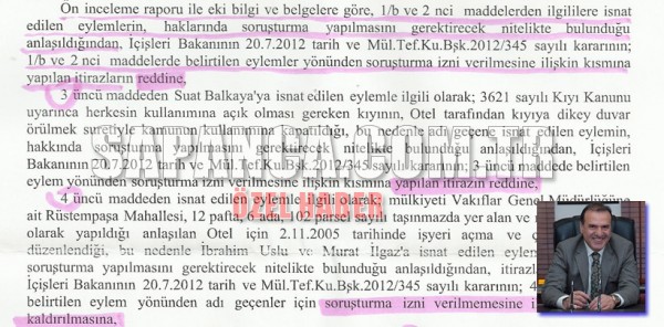 5 YILDIZLI SORUŞTURMA’DA USLU,NUN İTİRAZLARINA DANIŞTAY’DAN RED GELDİ