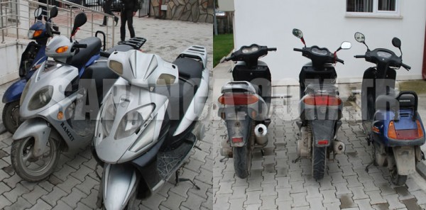 ÇALINTI MOTOSİKLETLERLE SAPANCA’DA YAKALANDILAR