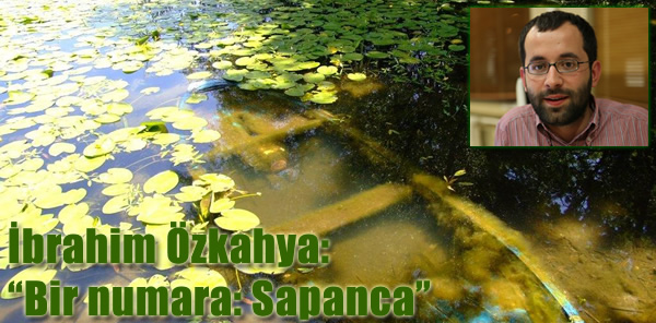 İBRAHİM ÖZKAHYA, ''BİR NUMARA: SAPANCA'' DİYE YAZDI