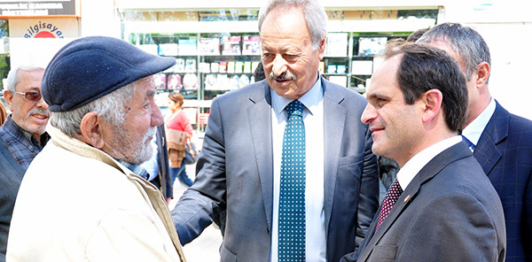 ECEVİT KELEŞ AKYAZI VE HENDEK'İ ZİYARET ETTİ