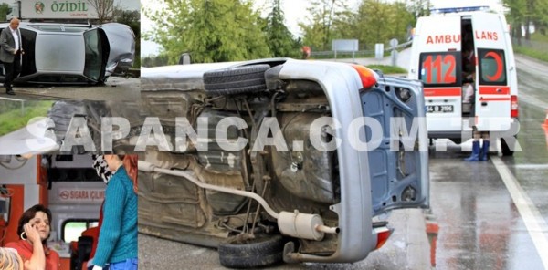 MİLLETVEKİLİ ENGİN ÖZKOÇ’UN YARDIMCISI  MEFARET BAKKAL OTOMOBİLİ İLE TAKLA ATTI!