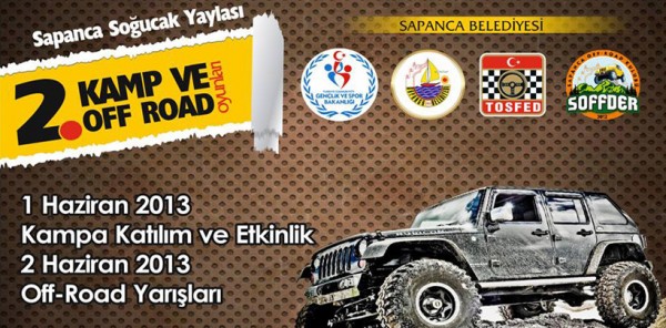 II. SAPANCA KAMP VE OFF-ROAD OYUNLARI BAŞLIYOR