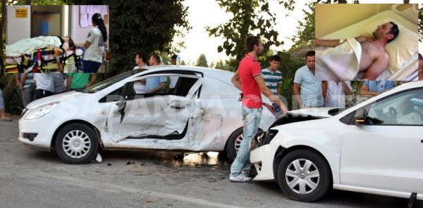 SAPANCA’DA ZİNCİRLEME TRAFİK KAZASI: 2 YARALI