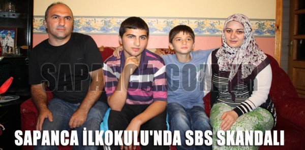 SAPANCA İLKOKULU'NDA SBS SKANDALI