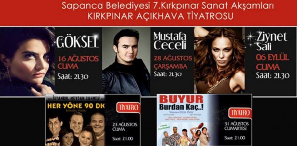 KIRKPINAR SANAT AKŞAMLARI 2013 PROGRAMI İPTAL EDİLDİ