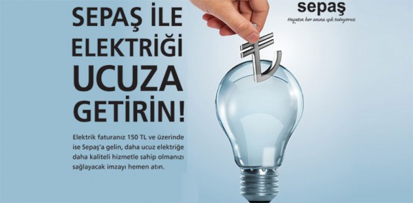 SEPAŞ AYDA 150 TL VE ÜZERİNDE FATURA ÖDEMESİ OLAN VATANDAŞLARA İNDİRİM YAPIYOR