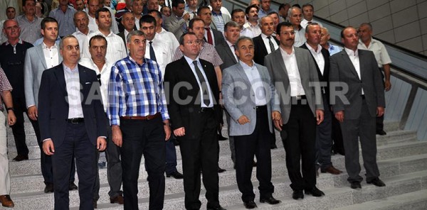 İBRAHİM USLU HAYDARPAŞA GARINDAKİ HIZLI TREN  BİLGİLENDİRME TOPLANTISINA KATILDI