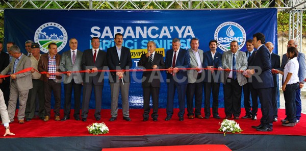 SAPANCA MURADİYE İÇMESUYU ARITMA TESİSİ DÜZENLENEN TÖRENLE AÇILDI
