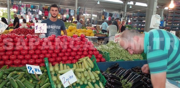 SAPANCA CUMA PAZARI 6 EYLÜL TARİHLİ PARAKENDE SEBZE VE MEYVE FİYATLARI