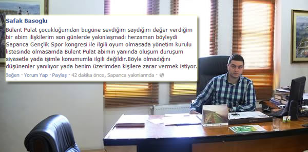 ŞAFAK BAŞOĞLU’NDAN SAPANCASPOR AÇIKLAMASI GELDİ