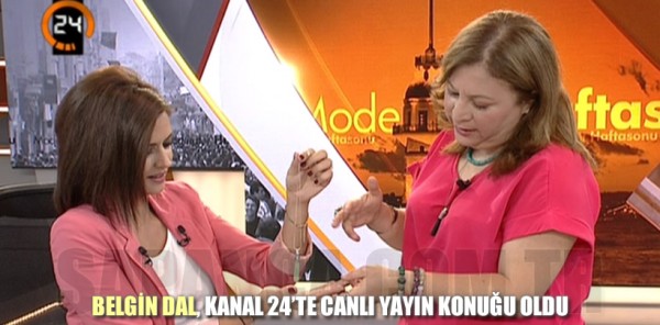 BELGİN DAL, KANAL 24’TE CANLI YAYIN KONUĞU OLDU