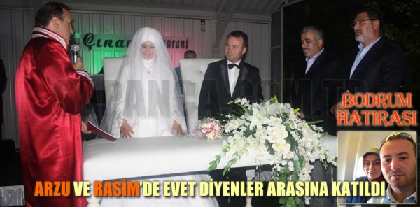 ARZU VE RASİM’DE EVET DİYENLER ARASINA KATILDI