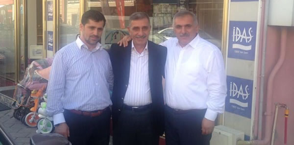 İNCİ VE SOFU SAPANCA İLÇE BAŞKANI NAZMİ BOSTANCI’YI ZİYARET ETTİ