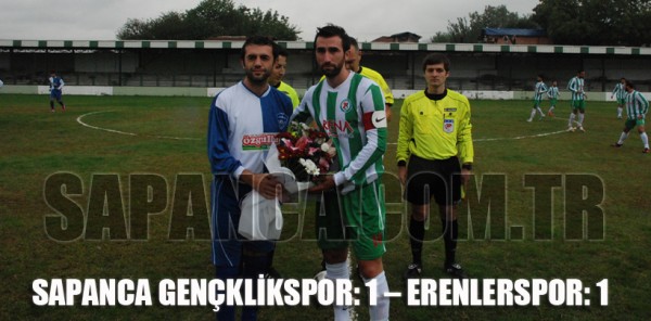 SAPANCASPOR: 1 - ERENLERSPOR: 1