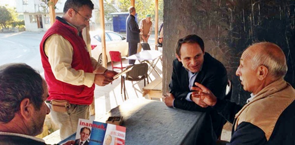 CHP BÜYÜKŞEHİR BELEDİYE BAŞKAN A.ADAYI ECEVİT KELEŞ KAYNARCA VE KÖYLERİNİ  GEZDİ