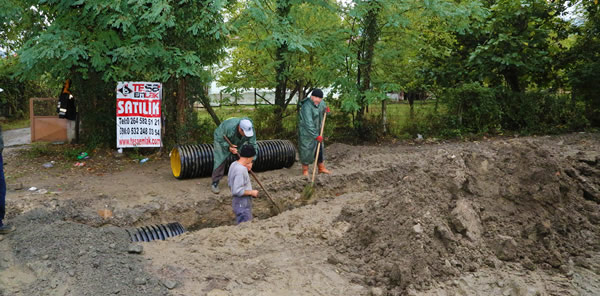 SAPANCA’DA YAĞMUR SUYU PROBLEMİ ÇÖZÜLÜYOR