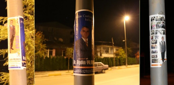 YILMAZER ELEKTRİK DİREKLERİNDE