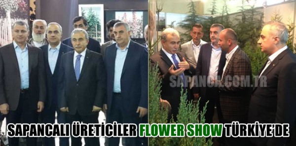 SAPANCALI ÜRETİCİLER FLOWER SHOW TÜRKİYE FUARINA KATILDI