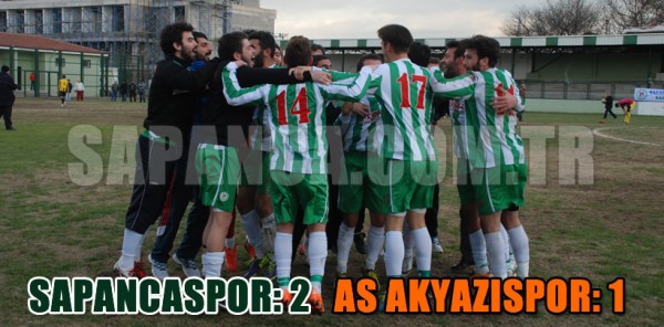 SAPANCA GENÇLİKSPOR: 2 – AS AKYAZISPOR: 1