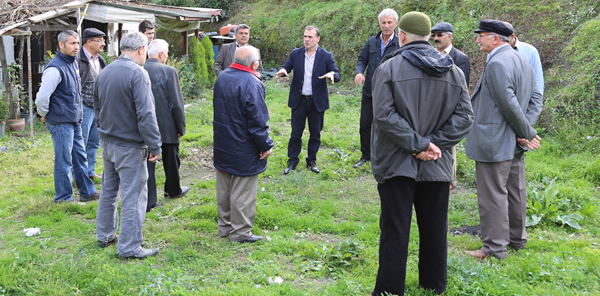 BAŞKAN USLU VATANDAŞLARLA BİR ARAYA GELDİ
