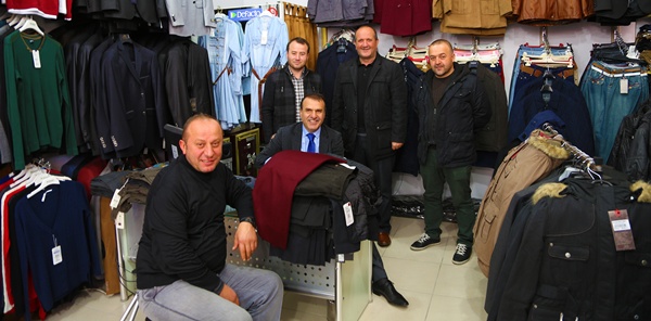 USLU ESNAF ZİYARETLERİNE DEVAM EDİYOR