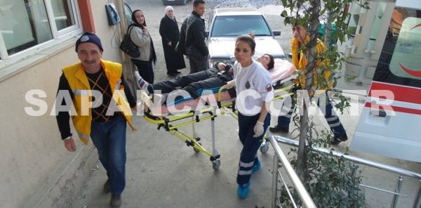 OTOMOBİL BİSİKLET İLE ÇARPIŞTI : 1 YARALI