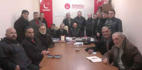 SAADET PARTİSİ SAPANCA ADAYI ADNAN GÜÇLÜ OLDU