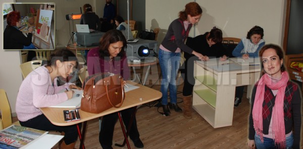 SAPANCALI BAYANLARIN RESİM TUTKUSU