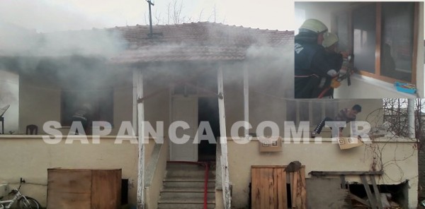 SAPANCA'DA KORKUTAN YANGIN