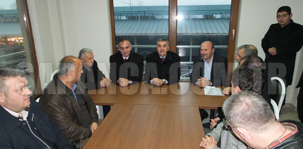 TOÇOĞLU, ŞOFÖRLERLE  BİR ARAYA GELDİ