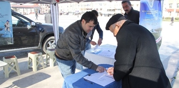 SAPANCA GÖLÜ İÇİN İMZA KAMPANYASI BAŞLATILDI