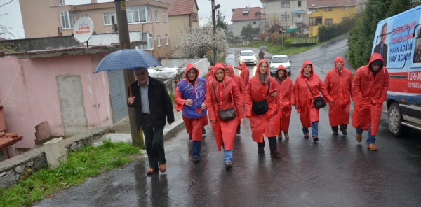 FORTACI’YI YAĞMUR’DA DURDURAMADI