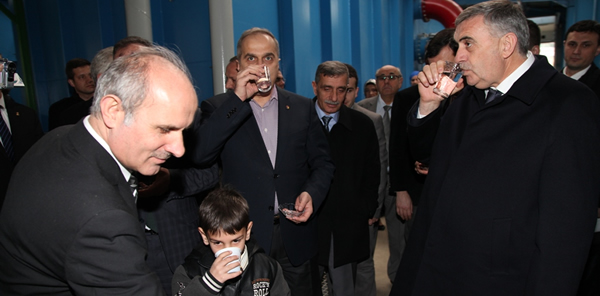 SAPANCA HACIMERCAN İÇMESUYU ARITMA TESİSİ AÇILIŞI YAPILDI