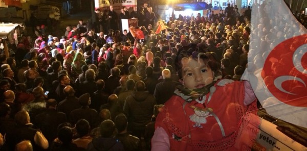 KESTANELİK'TE ''ARTIK YETER'' DEDİ