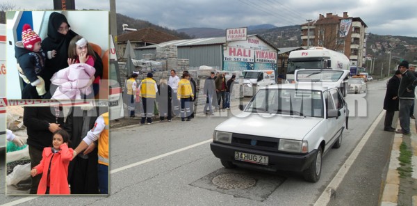 SAPANCA’DA TRAFİK KAZASI: 2 YARALI