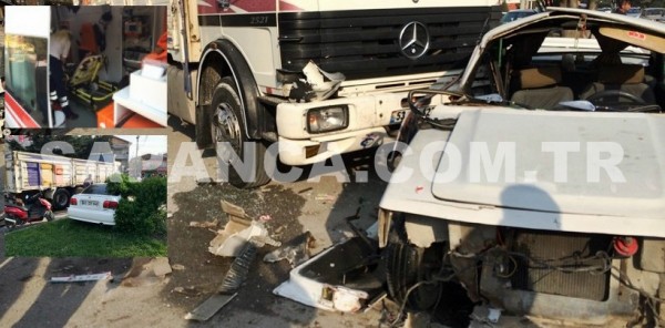 ZİNCİRLEME TRAFİK KAZASI: 2 YARALI