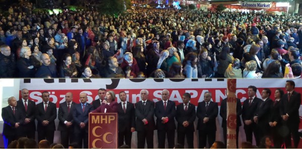 MHP KIRKPINAR'DA MEYDANA SIĞMADI