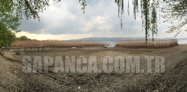 SAPANCA GÖLÜ'NDE Kİ ÇEKİLME SÜRÜYOR