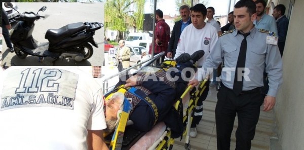 SAPANCA’DA MEYDANA GELEN TRAFİK KAZASINDA SEZAİ KIYAK YARALANDI