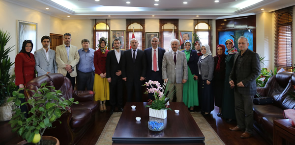 AK PARTİ ERENLER İLÇE TEŞKİLATI BAŞKAN YILMAZER’İ ZİYARET ETTİ