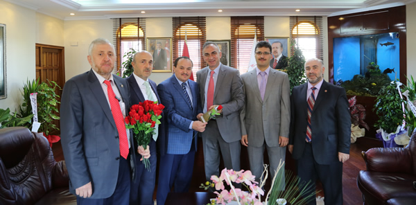 MÜFTÜ ÖRNEK BAŞKAN YILMAZER’İ ZİYARET ETTİ