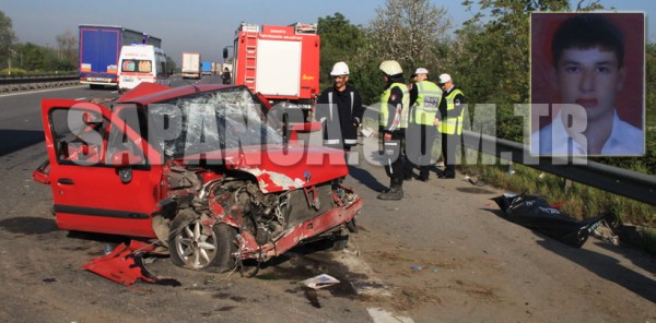 SAPANCA’DA FECİ KAZA: 1 ÖLÜ, 3 YARALI