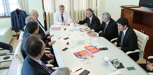 BAŞKAN TOÇOĞLU, YILMAZER İLE BİR ARAYA GELDİ