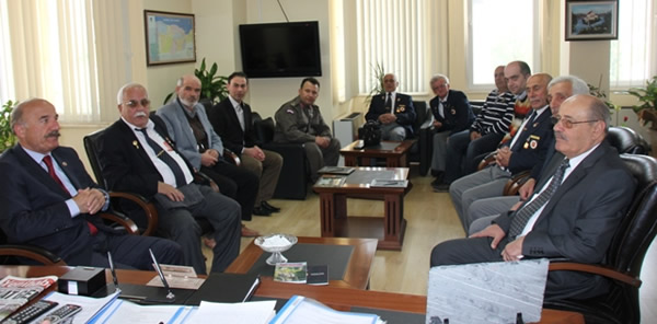 MUHARİP GAZİLER DERNEĞİ'NDEN ZİYARET