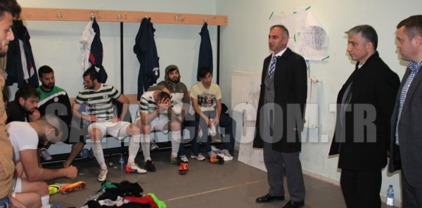 SAPANCASPOR’LU FUTBOLCULARA İLK TESELLİ ONLARDAN GELDİ