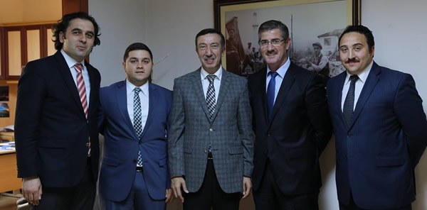 ÇELİK SAPANCA BELEDİYESİNİ ZİYARET ETTİ