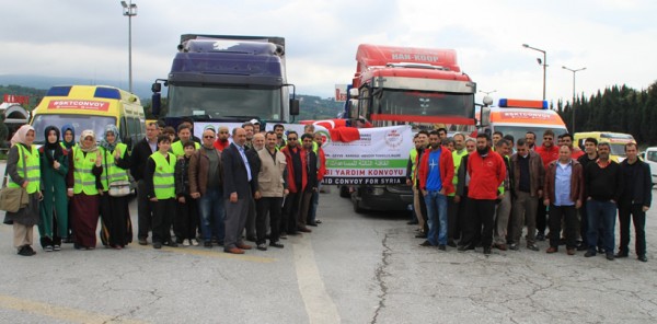 SURİYE'YE TIBBİ YARDIM KONVOYU SAPANCA'DA