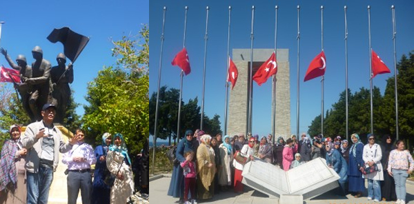 ''ÇANAKKALE ŞEHİTLİĞİ''Nİ ZİYARET ETTİLER