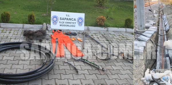 SAPANCA YHT HATTINDA HIRSIZ AVI: 4 GÖZALTI