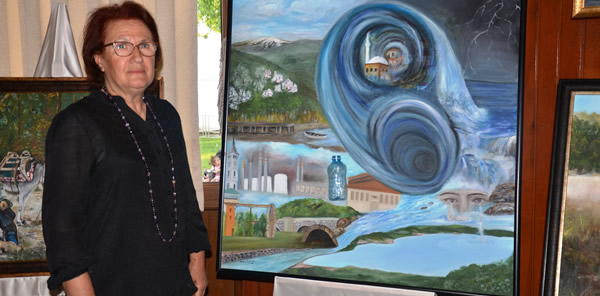 SAMEK SERGİSİNDEKİ TABLO İLGİ ODAĞI OLDU